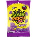 Sour Punch Kids Grape Flavor Soft and Chewy Candy, 8.02 Ounce Peg Bag -- 12 per case
