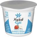 Yoplait Light Vacuum Pack Strawberry Banana Yogurt, 4 Ounce -- 48 per case
