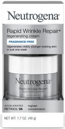 Neutrogena Rapid Wrinkle Repair Fragrance Free Regenerating Face Cream, 1.7 Ounce -- 12 per case.