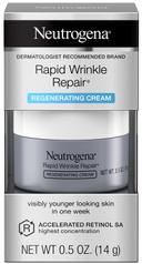 Neutrogena Rapid Wrinkle Repair Regenerating Cream, 0.5 Ounce -- 12 per case
