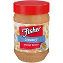 Fisher Creamy Peanut Butter, 18 Ounce -- 12 per case.
