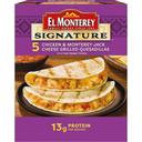 El Monterey Signature Chicken and Monterey Jack Cheese Grilled Quesadillas, 20 Ounce - 4 per case