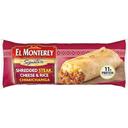 El Monterey Supreme Shredded Steak Cheese and Rice Chimichangas, 4.5 Ounce -- 24 per case