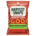 Harvest Snaps Sour Cream and Onion Crunchy Loops, 1.35 Ounce -- 36 per case