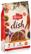 Rachael Ray Nutrish Dish Beef and Brown Rice Dry Dog Food, 3.75 Pound Bag -- 4 per case