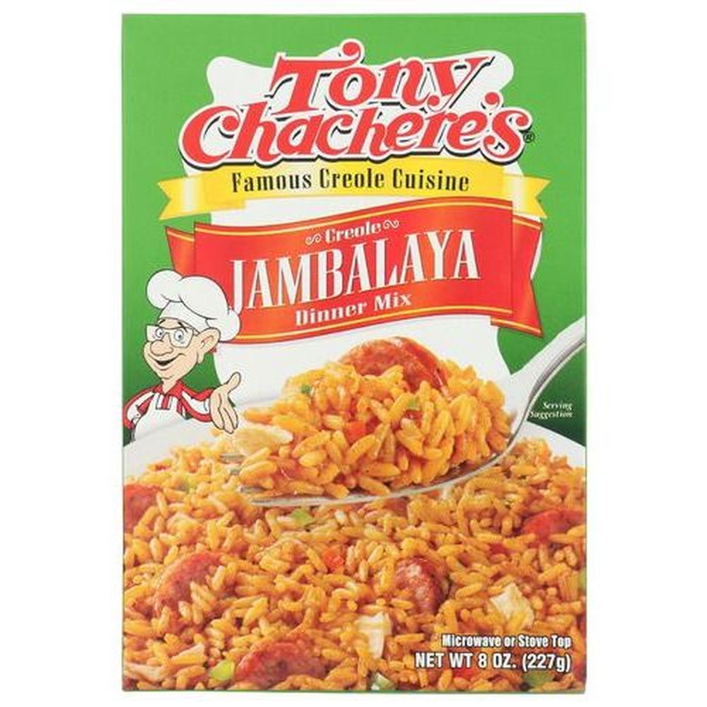 Tony Chacheres Creole Jambalaya Dinner Mix, 8 Ounce -- 12 per case