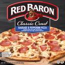 Red Baron Classic Sausage and Pepperoni Crust Pizza, 21.95 Ounce -- 16 per case.