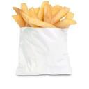 Bagcraft PB6 White Grease Resistant Fry Bag, 4.5 x 4.5 inch -- 2000 per case.