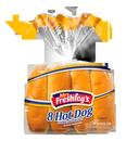 Mrs Freshleys Hot Dog Bun, 12 Ounce -- 8 per case.