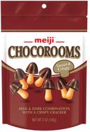 Chocorooms - Milk and Dark with Crispy Cracker, 5 Ounce Pouch -- 12 per case.