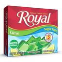 Royal Sugar Free 5 Calorie Lime Gelatin, 0.32 Ounce -- 12 per case