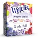 Welchs Zero Sugar Singles To Go Drink Mix - Variety Pack, 2.39 Ounce -- 6 per case