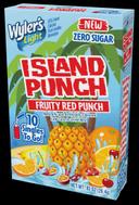Wylers Light Singles To Go Island Punch Fruity Red Punch Drink Mix, 0.93 Ounce -- 12 per case