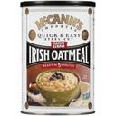 Mccanns Non Gmo Quick and Easy Steel Cut Irish Oats, 24 Ounce Canister -- 12 per case