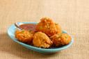 Perdue Farms Fully Cooked Boneless Wing Chicken Breast Fritter Chunk, 5 Pound Bag -- 2 per case.