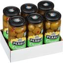 Pearls Organic Red Pepper Stuffed Green Olives, 6.7 Ounce -- 6 per case.