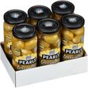 Pearls Garlic Stuffed Queen Olives, 7 Ounce -- 6 per case.
