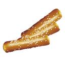 J and J Snack Super Whole Wheat Soft Pretzel Rod, 1 Ounce -- 180 per case.