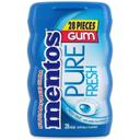 Mentos Pure Fresh Sugar Free Fresh Mint Chewing Gum with Xylitol, 28 count -- 36 per case