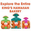 Kings Hawaiian Savory Butter Roll, 24 Ounce -- 10 per case