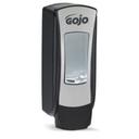 Gojo Adx 12 Brushed Chrome and Black Push Style Foam Soap Dispenser - 6 per case