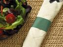 Hoffmaster Green Paper Napkin Band, 1.5 x 4.25 inch -- 20000 per case.