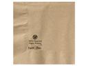 Hoffmaster Earth Wise 2 Ply Kraft Beverage Napkin, 10 x 10 inch -- 1000 per case.