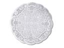 Smith Lee White French Lace Doily, 6 inch - 1000 per pack -- 10 packs per case.