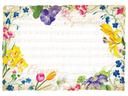 Hoffmaster Symphony Flowers Paper Placemat, 9.75 x 14 inch -- 1000 per case.