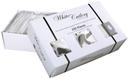 Hoffmaster Plastic White Knives Forks and Spoons Cutlery Kit - Assorted -- 300 per case.