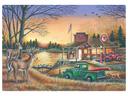Hoffmaster Peaceful Evening Placemat, 9.75 x 14 inch -- 1000 per case.