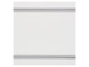 Hoffmaster FashnPoint Flat Pack White and Black Dishtowel Printed Napkin, 15.5 x 15.5 inch -- 750 per case.
