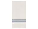 Hoffmaster FashnPoint Blue and White Dishtowel Printed Dinner Napkin, 15.5 x 15.5 inch -- 800 per case.