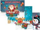 Hoffmaster 3 Designs Winter Wonderland Paper Placemat - Multipack, 9.75 x 14 inch -- 1002 per case.