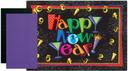 Hoffmaster Paper Happy New Year Placemat and Coordinating Dinner Napkin Kit - Combo Pack -- 500 per case.
