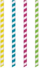Hoffmaster Cedar Grove 4 Color Boba Tea Paper Straw, 8.5 x 0.50 inch -- 1400 per case