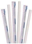 Aardvark Wrapped White Giant Paper Straw, 7.75 inch -- 2400 per case
