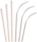 Aardvark Unwrapped White Jumbo Eco Flex Paper Straw, 7.75 inch -- 4800 per case