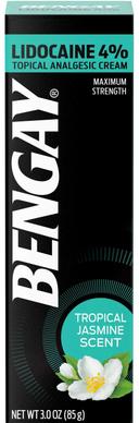 Listerine Bengay Tropical Jasmine 4 Percent Lidocaine Cream, 3 Ounce -- 36 per case
