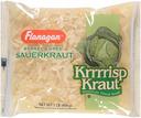 Flanagan Sauerkraut - 1 lb. poly bags, 24 bags per case.