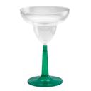 WNA Comet Green Base Margarita Glass, 12 Ounce -- 96 per case.