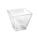 WNA Petites Polystyrene Clear Square Tasting Glass, 1.75 Ounce -- 320 per case.
