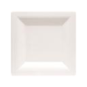 Milan Grand 8.75 inch White Premium Heavyweight Plastic Plate, 12 count - 14 per case