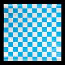 Durable Packaging 12 x 12 inch Blue Check Grease Resistant Flat Sheet, 1000 count - 5 per case