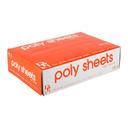 Durable Packaging 8 x 10.75 inch Heavy Duty Poly Sheet, 1000 count - 10 per case