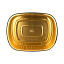 Durable Packaging Medium Black and Gold Smoothwall Pan, 150 count