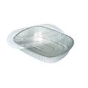 Durable Packaging Large Silver Pan with Lid, 50 count