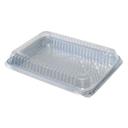 Durable Packaging Clear Plastic 1/4 Sheet Low Dome Lid, 100 count