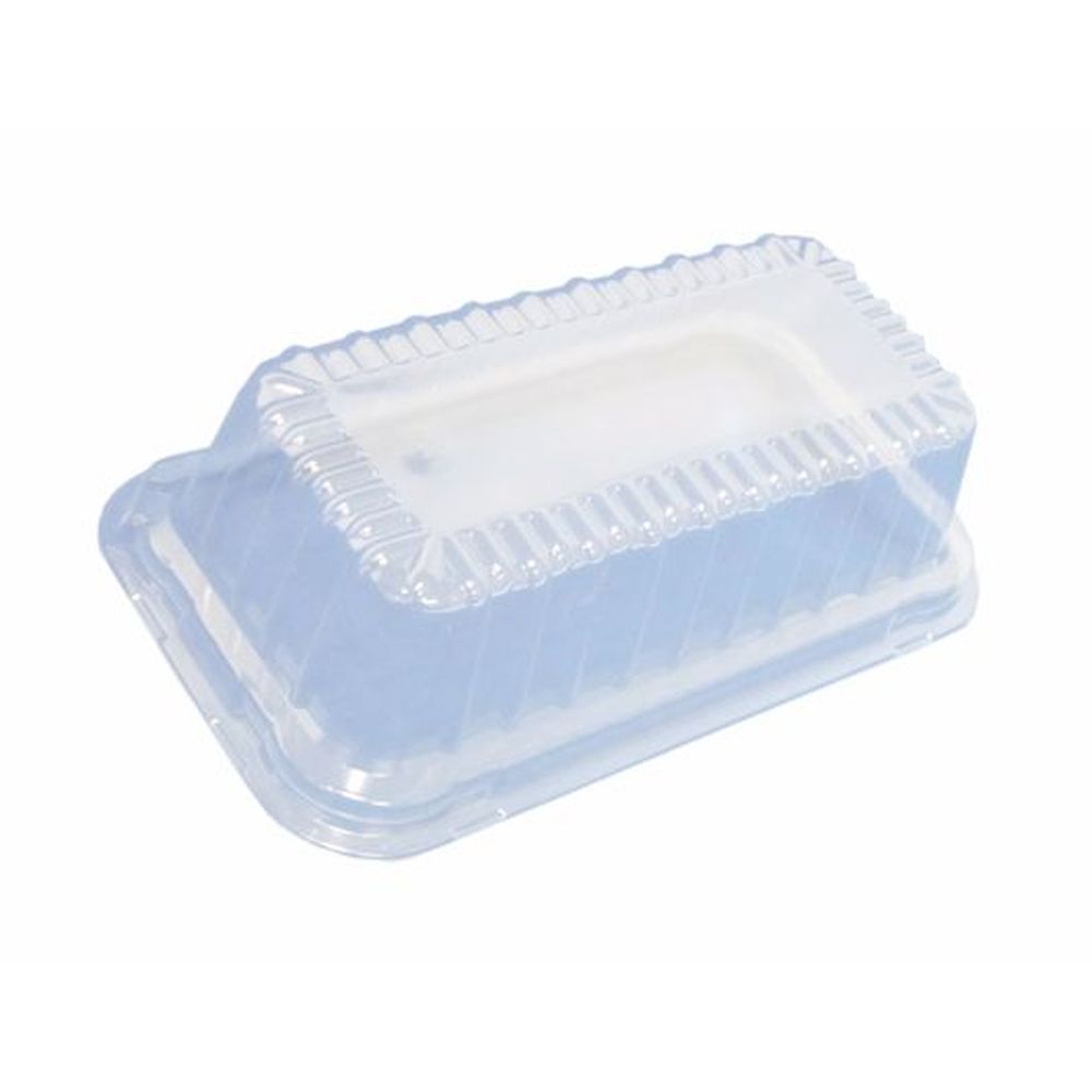 Durable Packaging Clear Plastic Dome Lid for 2 Pound Loaf Pan, 500 count