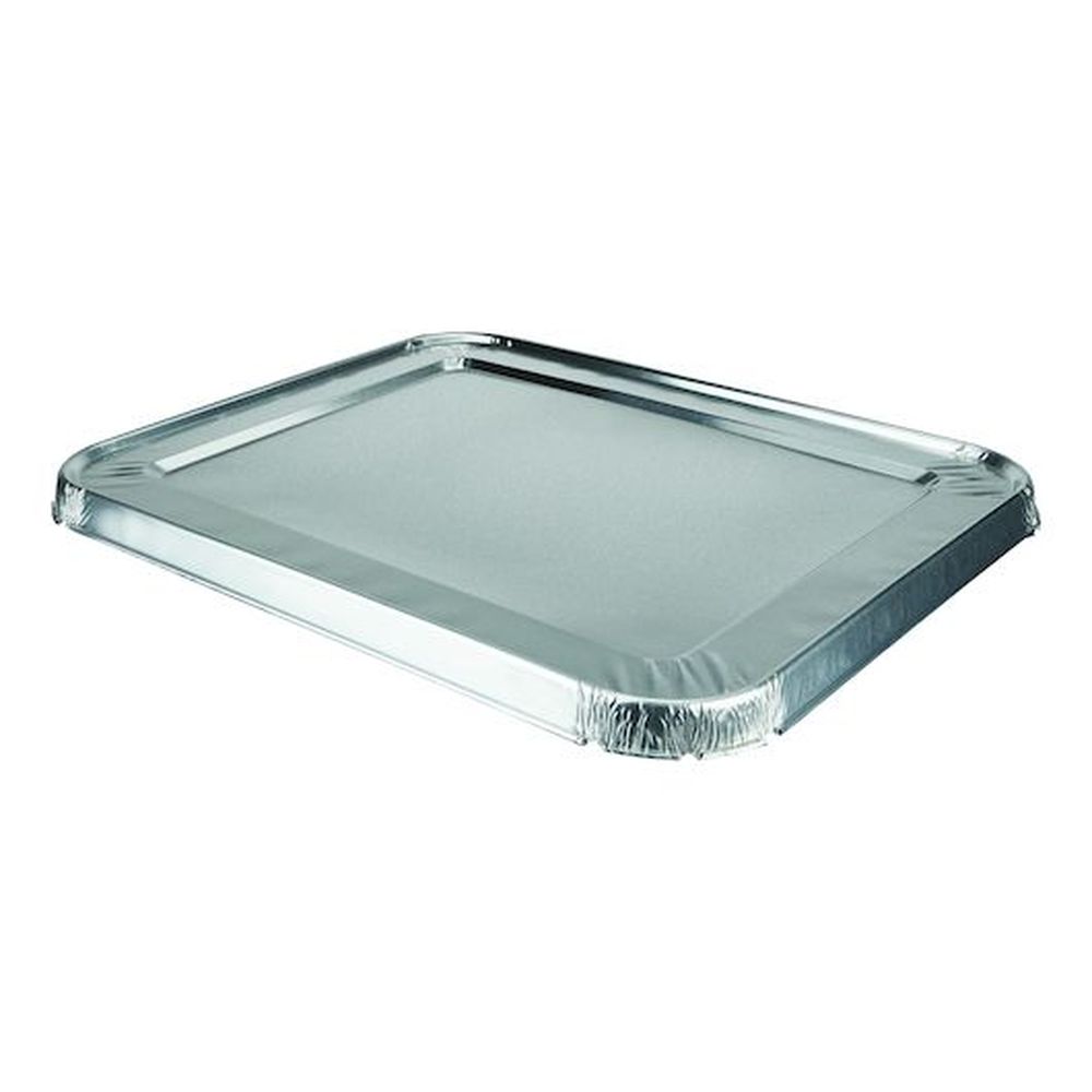 Durable Packaging Aluminum Half Steam Lid Only -- 100 per case